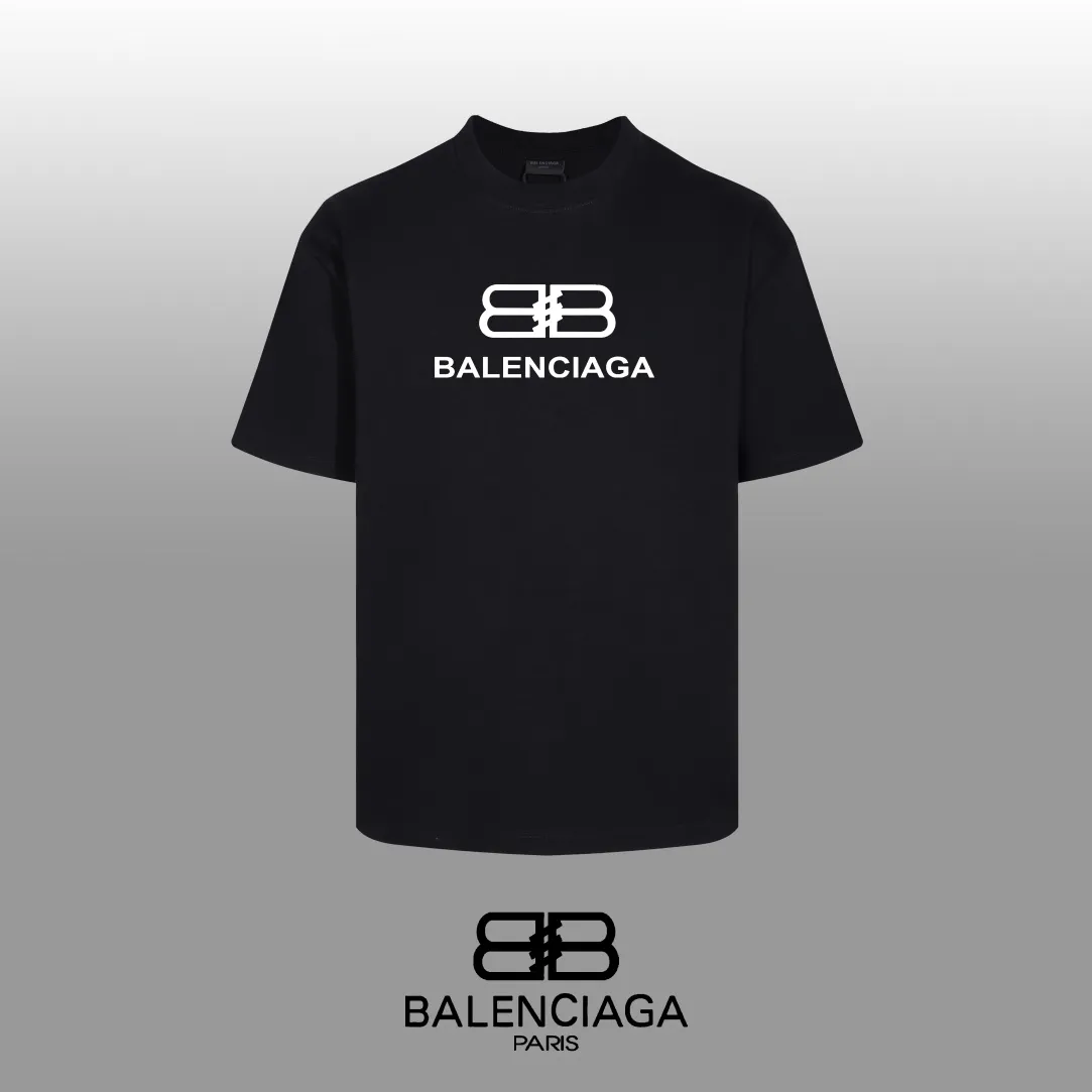#「 Quality」 《BALENCIAGA 》24SS Classic T Quality - 2 - os 220 -26 280g - 320g - Quality ：Black White Size: XS-S-M-L